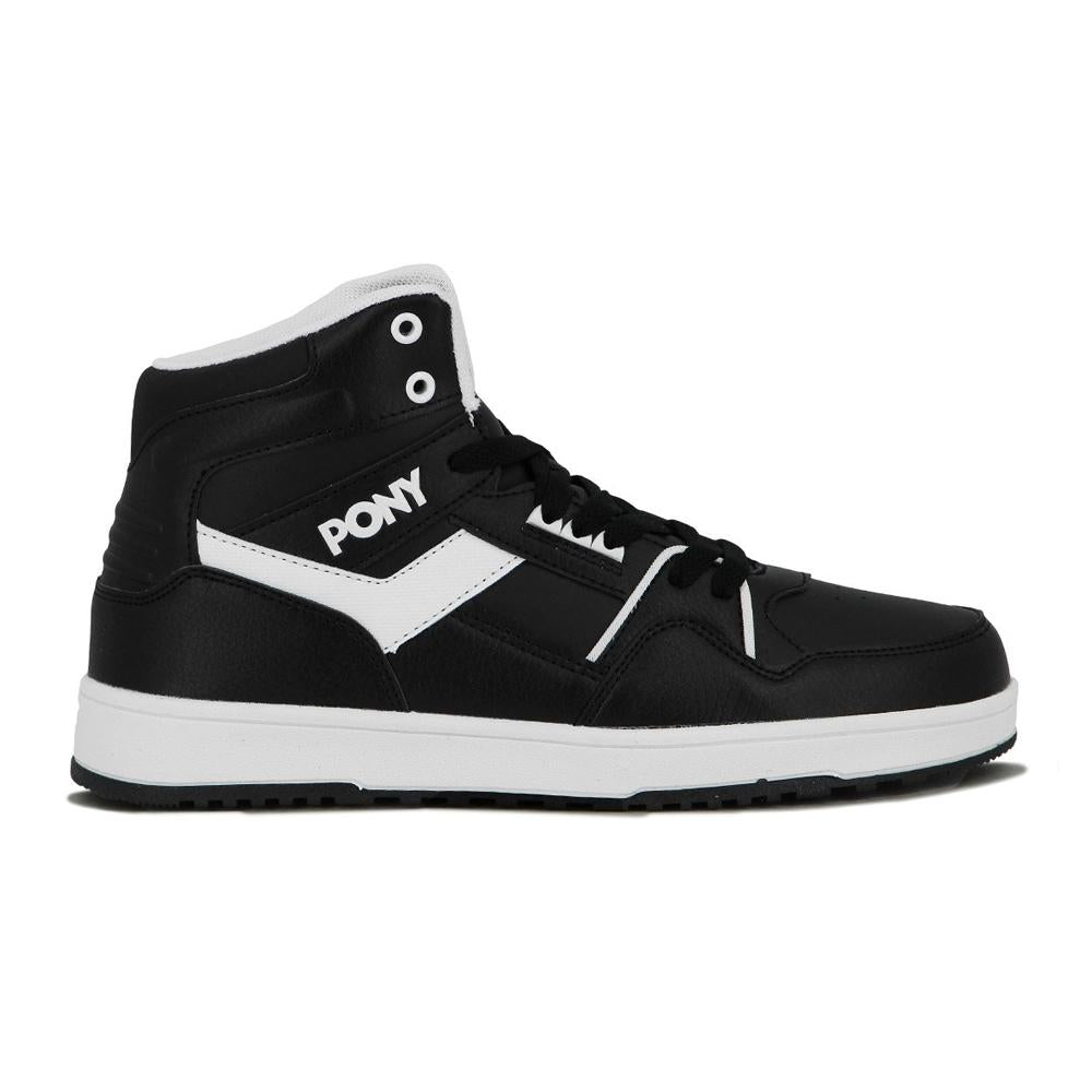 Pony Botas Masculino Moda M 100 M 13 Black/White