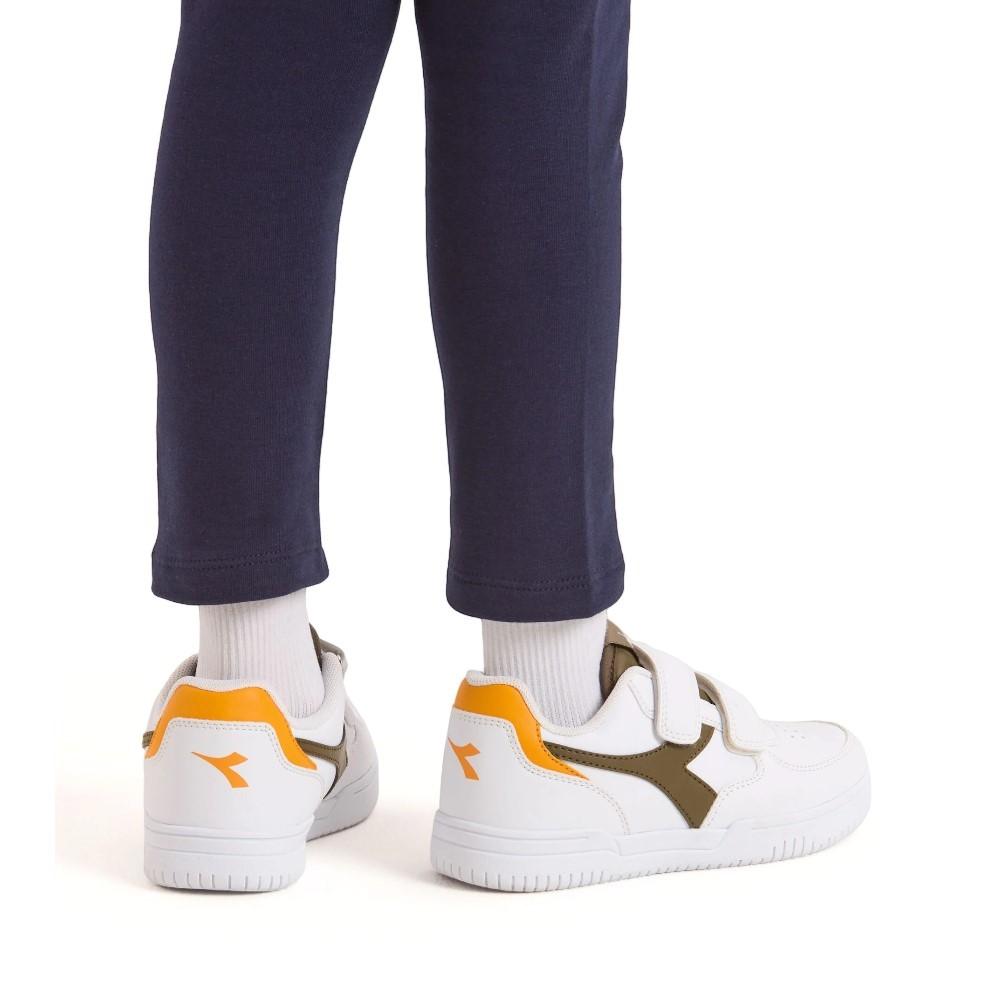 Diadora Kids Raptor Low Ps White/Dark Olive