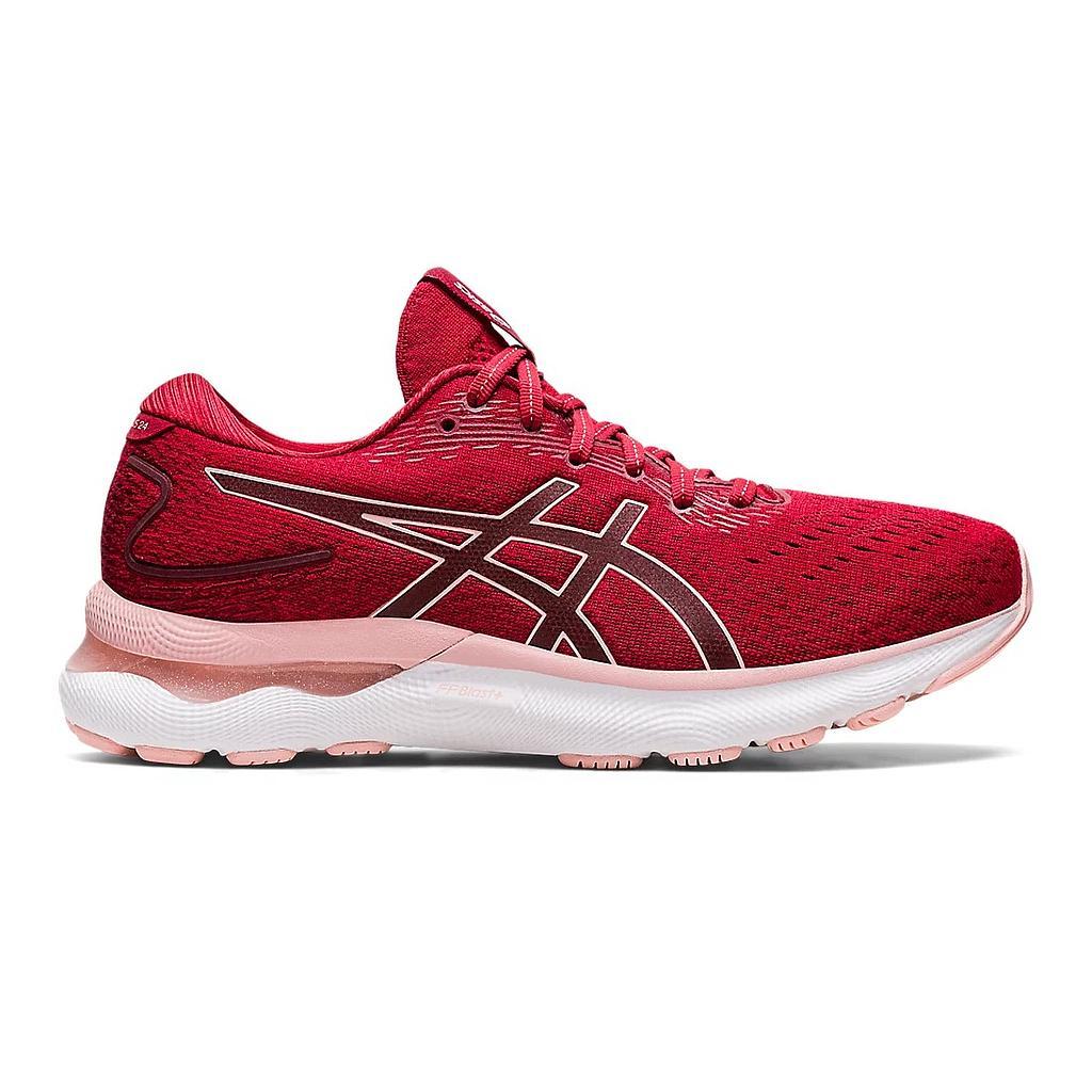 Asics Running Femenino Gel-Nimbus 24 Cranberry/Frosted Rose