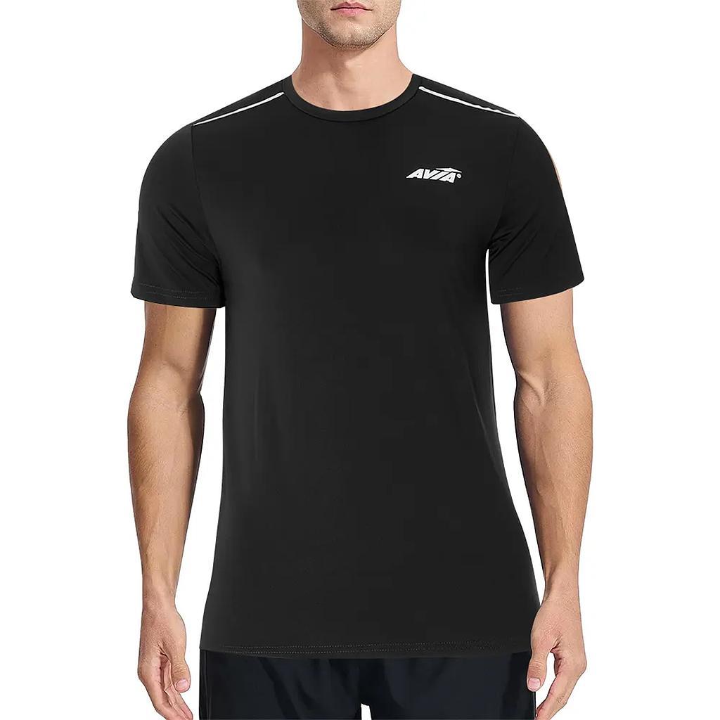 Avia Remeras Masculino Running Kentucky Black