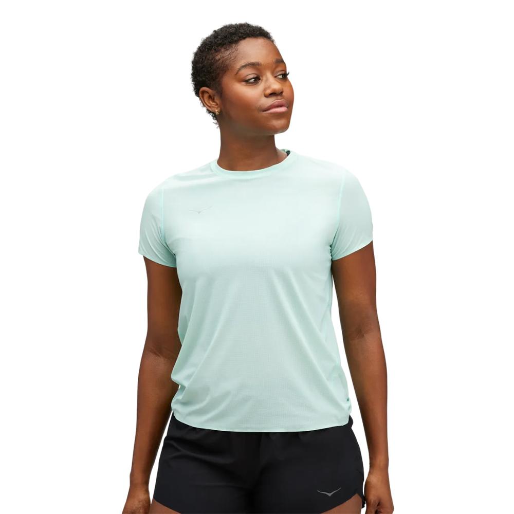Hoka Remeras Femenino Airolite Run Short Sleeve Cloudless