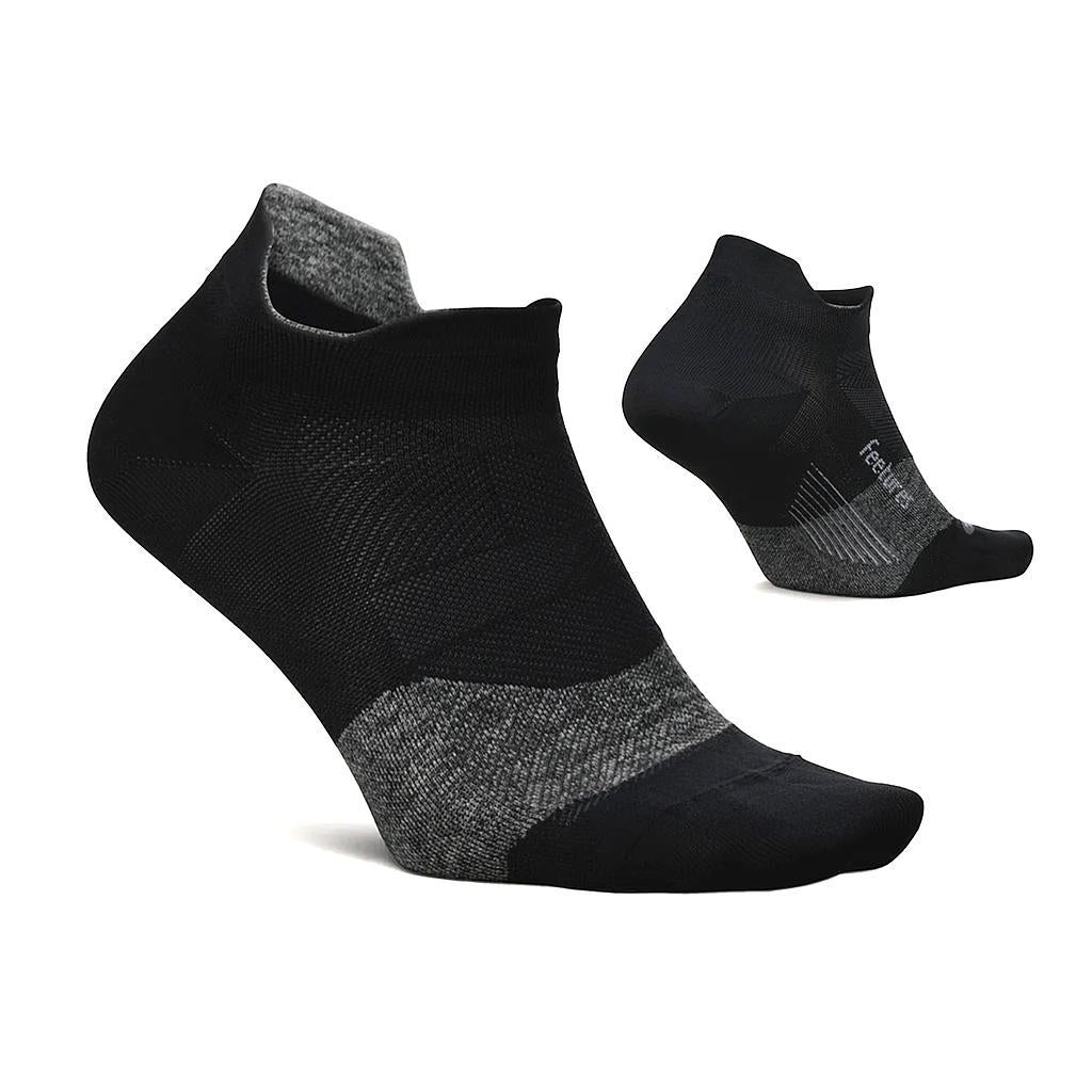Feetures Medias Unisex Running Elite Ultra Light No Show Tab Black