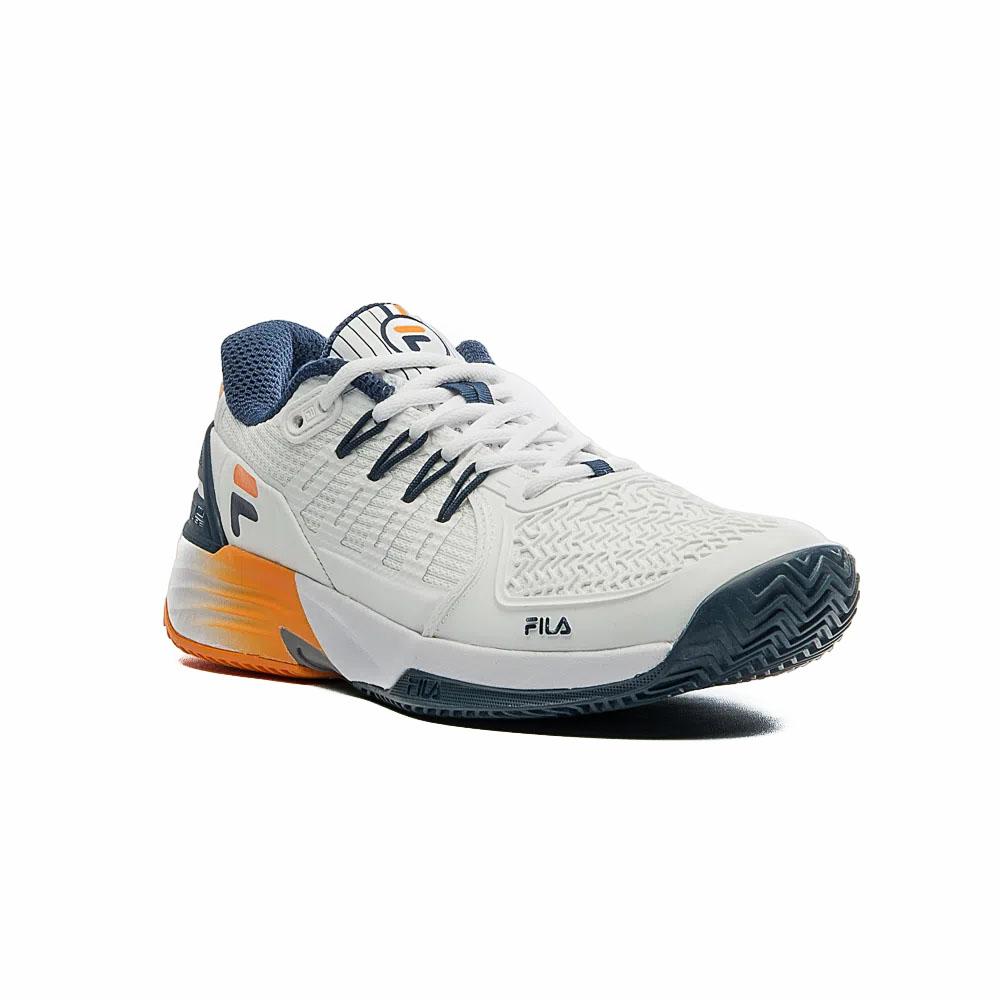 Fila Masculino Tenis Float Verve Clay Blanco/Tangerine/Marino