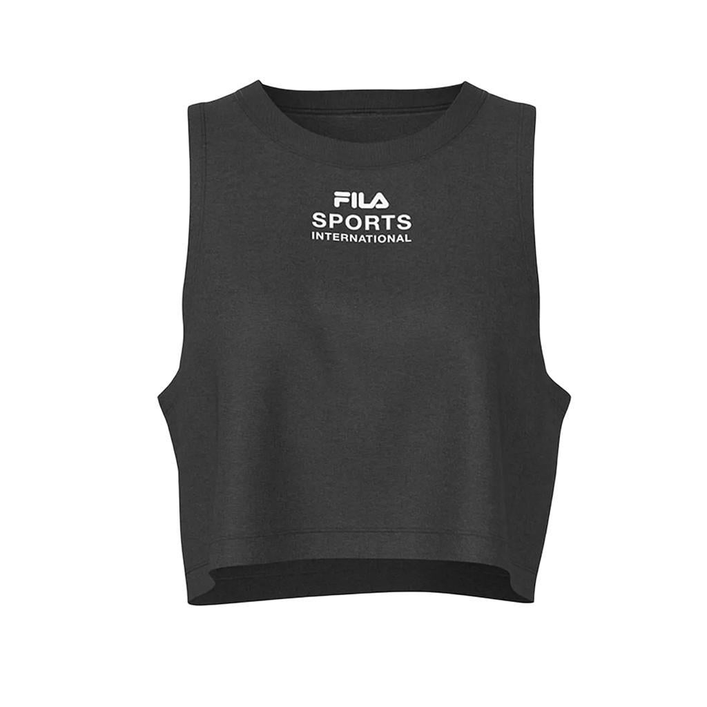 Fila Musculosas Femenino Training Comfort Smart Cotton Black Melange