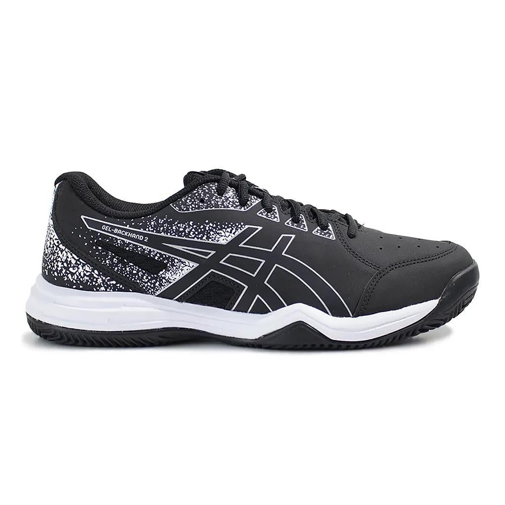 Asics Deportivos Masculino Tenis Gel Backhand 2 Clay Black/Pure Silver