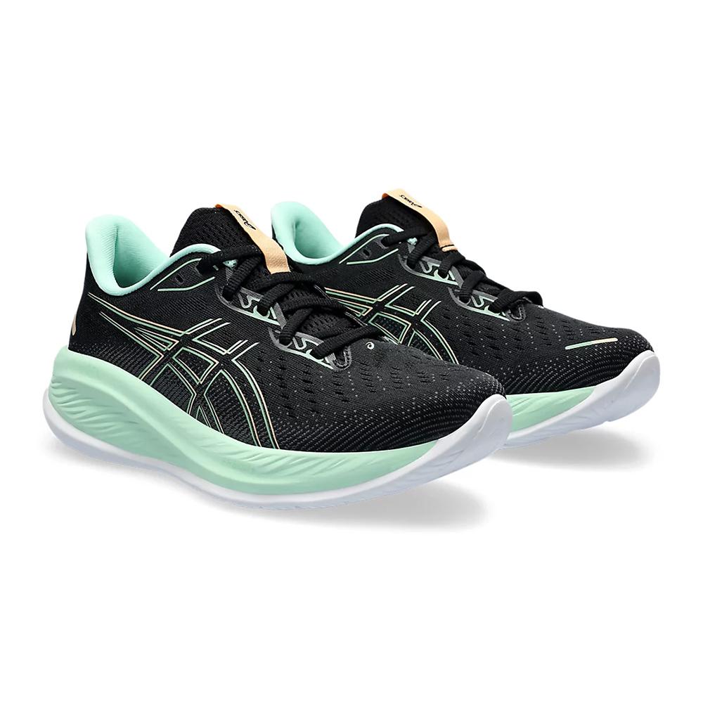 Asics Deportivos Femenino Running Gel Cumulus 26 Black/Mint Tint