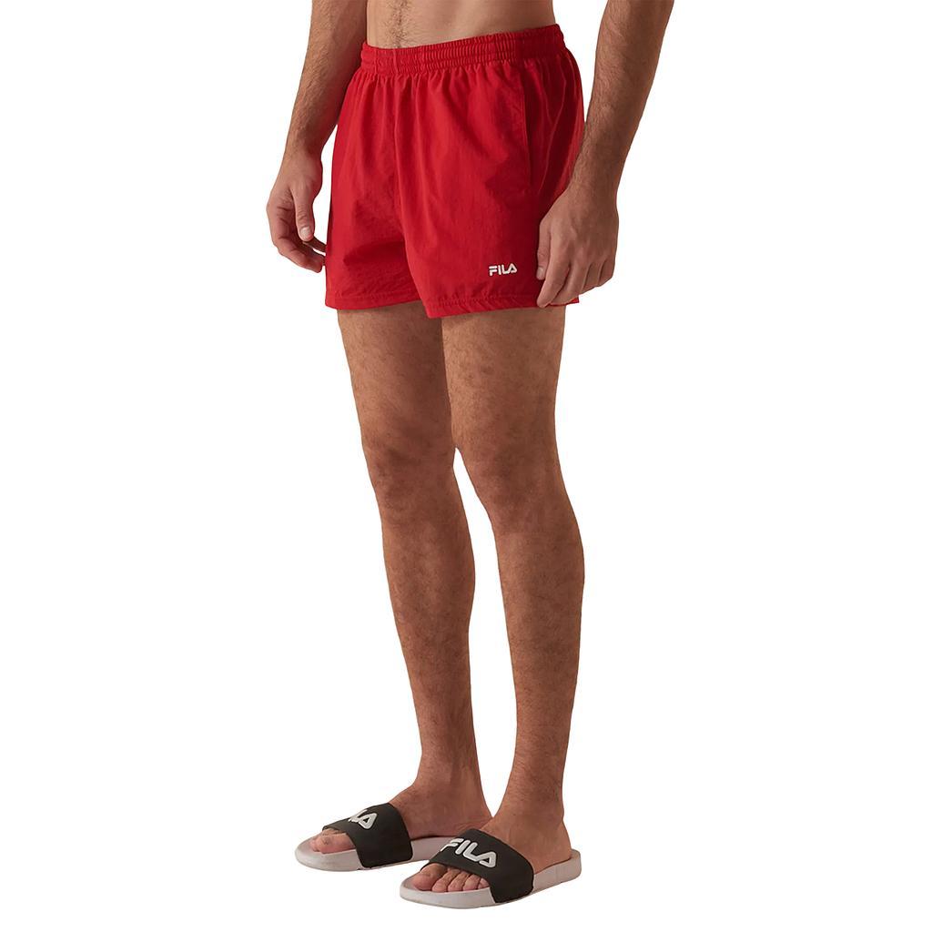Fila Shorts Masculino Natacisn Essential 4 Red/White