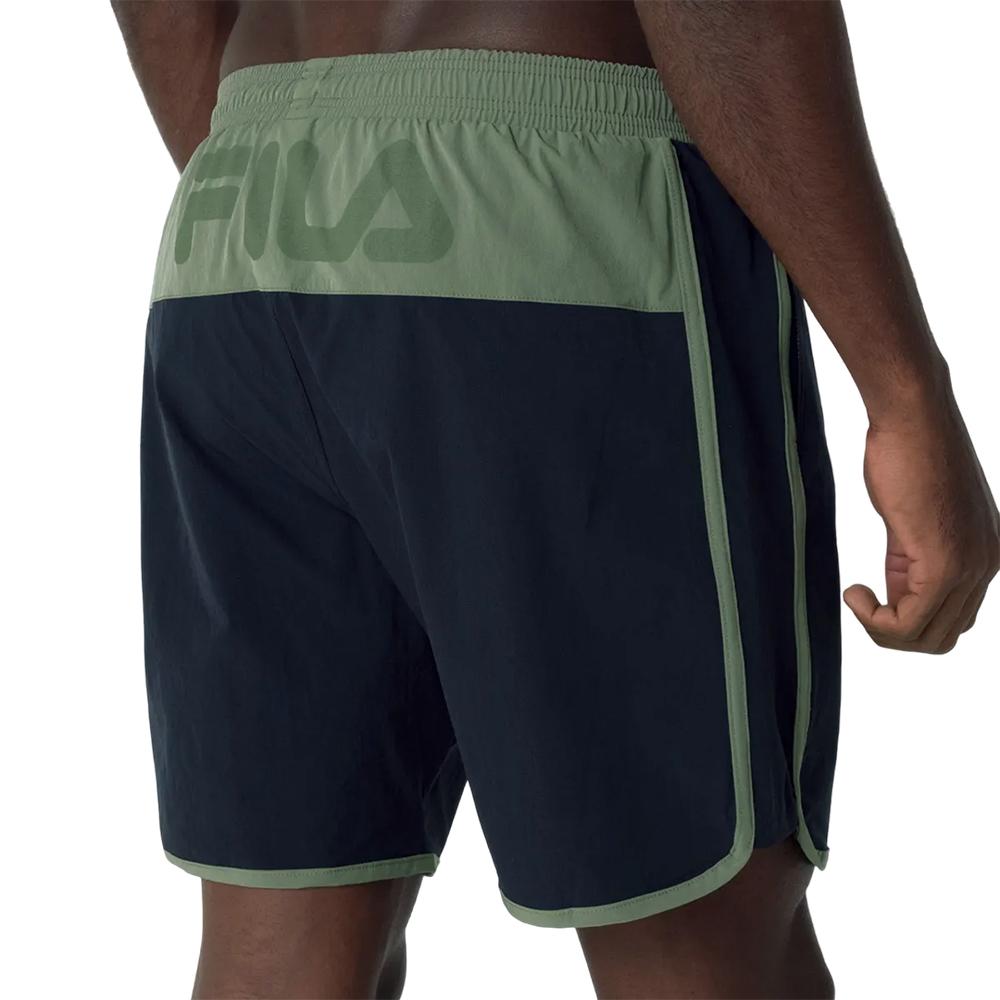 Fila Shorts Masculino Casual DNA Navy/Light Olive