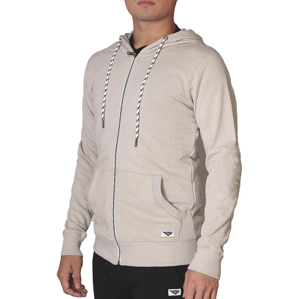 Pony Canguros Masculino Moda Zipper Light Grey