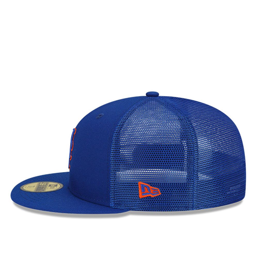 MAZ-New Era Gorros MLB 59Fifty New York Mets Blue/Orange/Grey