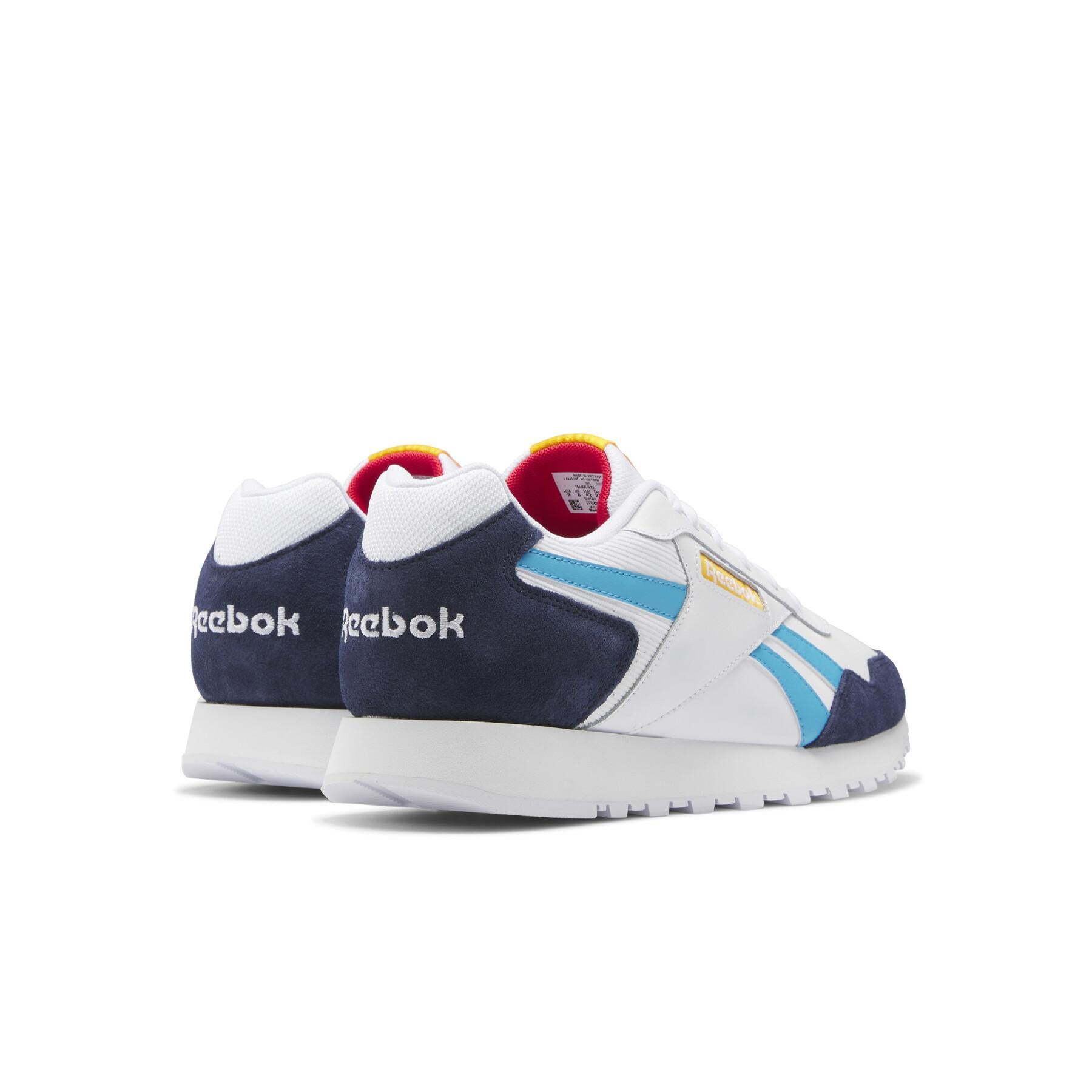 Reebok Running Unisex Glide Ftwr White/Vector Navy/Radiant Aqua