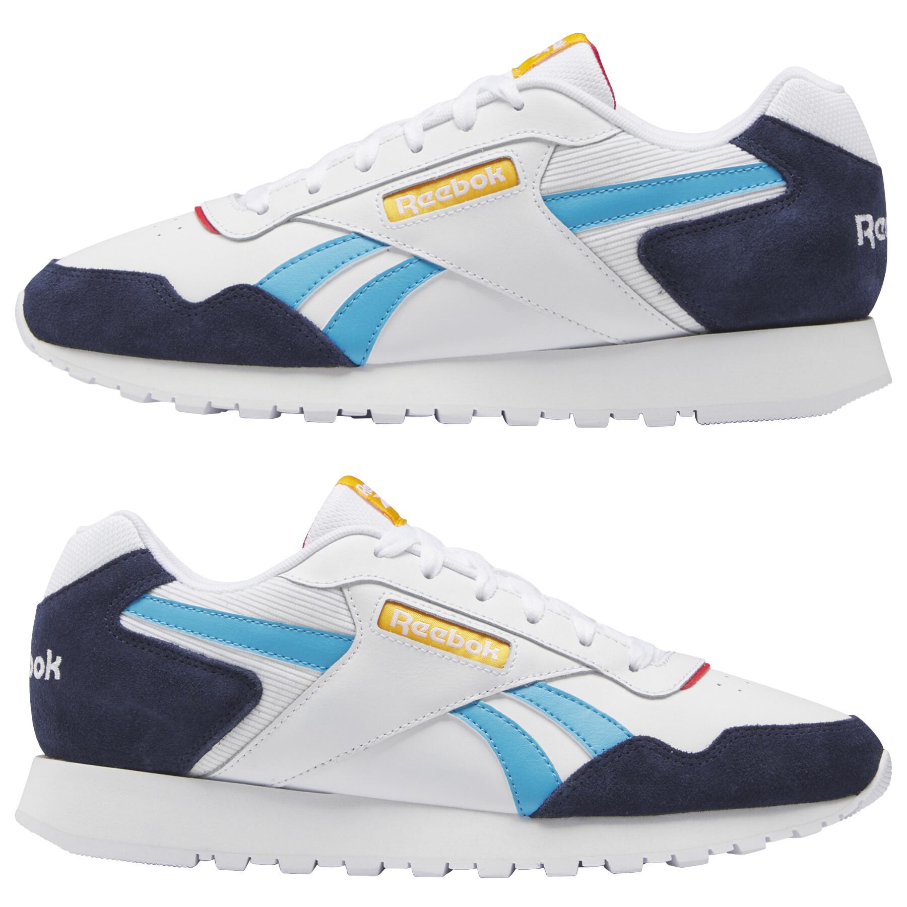 Reebok Running Unisex Glide Ftwr White/Vector Navy/Radiant Aqua