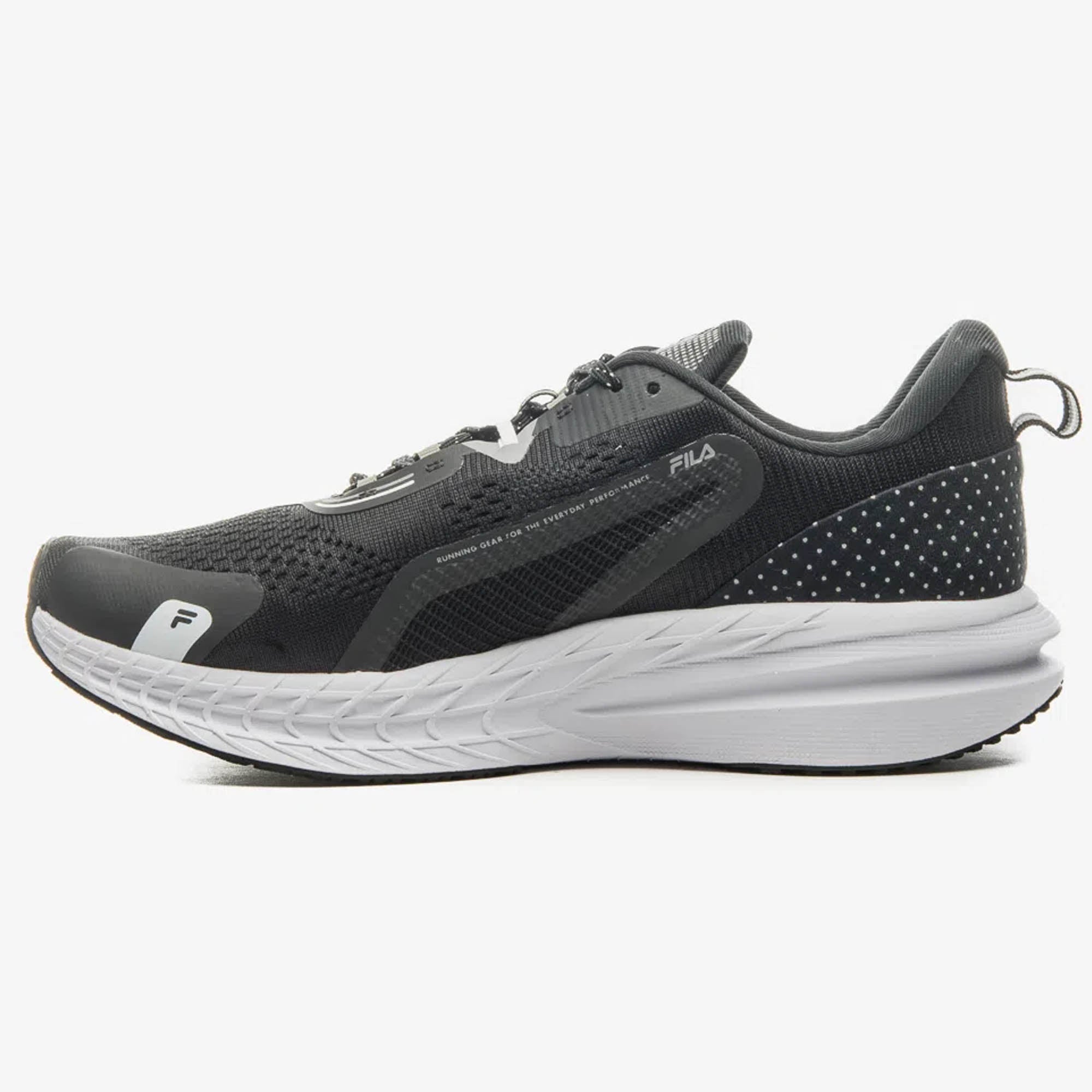 Fila Running Masculino Racer T2 Negro/Blanco