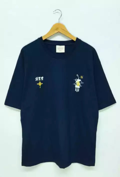 Remera Masculino  Oversized Japan sky Azul Marino