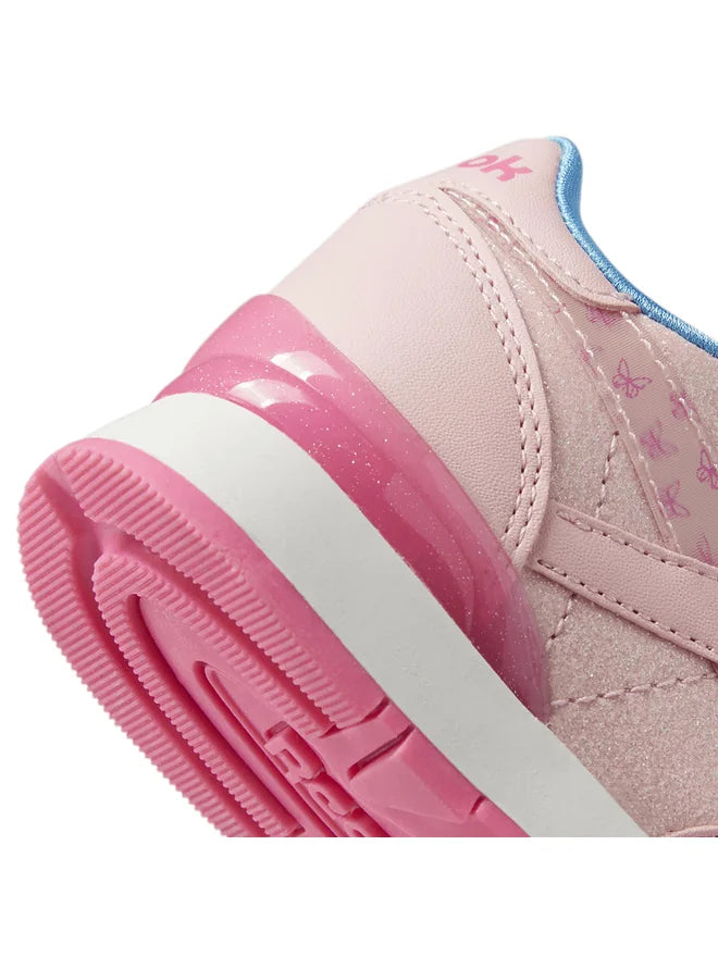 HR0648  Reebok Running Femenino Classic Leather Step N Flash Pink Glow/Pink Glow/Atomic Pink